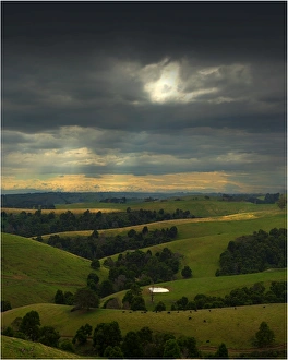 Hill-farming near Dollar, south Gippsland, Victoria, Australia Hill-farming near Dollar, south Gippsland, Victoria, Australia