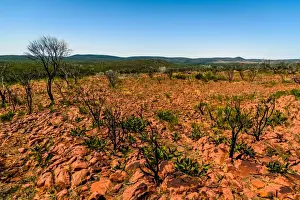 Hills of Gawler Ranges in South Australia
