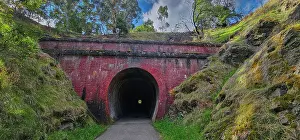 Ian Rolfe's Southern Lightscapes Prints: Historic Cheviot Railway brick tunnel near Yea, central Victoria, Australia