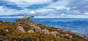 Colour Image Prints: Hobart top view from Mt Wellington, Tasmania