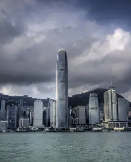 Hong Kong skyline view from Kowloon