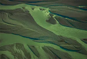 Images Dated 28th April 2016: Hooker river Aerial, Mount-cook Aoraki National Park, south island, New Zealand