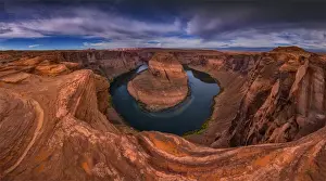 North America Prints: Horseshoe Bend, Page, Arizona, south western United States of America