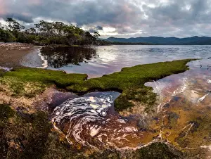 Horseshoe Inlet deep in the Southwest Wilderness, Tasmania