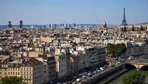 France Prints: The Iconic Eiffel Tower & The City Of Paris, France, Europe