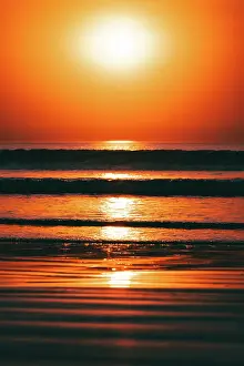 Idyllic sunset photographed from Cable Beach, Broome, Western Australia, Australia