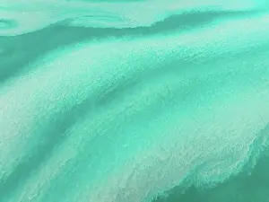 Images Dated 12th July 2023: Idyllic water colours in Willie Creek estuary shot from an aerial perspective