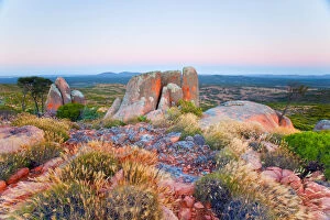 Landscape Puzzles Collection: Inselbergs Gawler Ranges South Australia