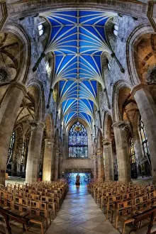 Catholicism Prints: The Interior of St Giles Cathedral, Edinburgh, Scotland, United Kingdom