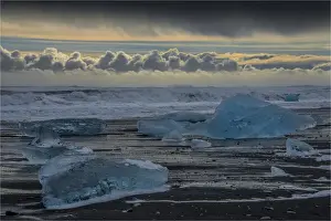 Jokulsarlon Prints: Jokulsarlon Beach