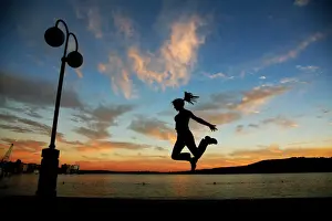 Vitality Prints: Jumping at wharf