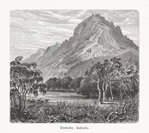 Kimberley, northern Western Australia, wood engraving, published in 1897