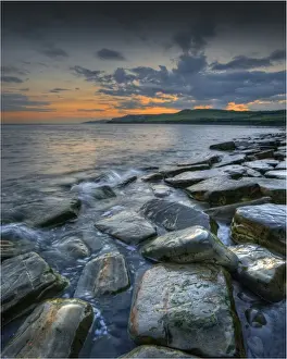 Kimmeridge Bay, on the World Heritage Jurassic coastline of Dorset, south west England