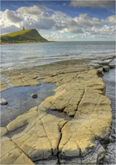 Kimmeridge Bay, on the World Heritage Jurassic coastline of Dorset, south west England