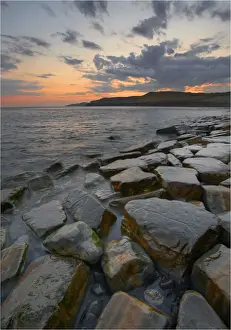 Kimmeridge Bay, on the World Heritage Jurassic coastline of Dorset, south west England