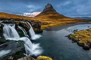 Long Exposure Prints: Kirkjufellfoss, sunset
