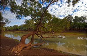 Lagoon at Comeroo, outback New South Wales, Australia