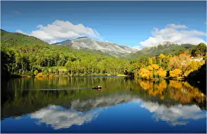 Lake Guy in autumn, Bogong, Central highlands of Victoria, Australia