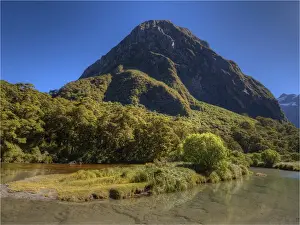 Fiordland National Park And Milford Sound, South Island Prints: Lake Mintaro, Milford Sound, South Island of New Zealand