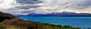 Lake Pukaki storm panorama