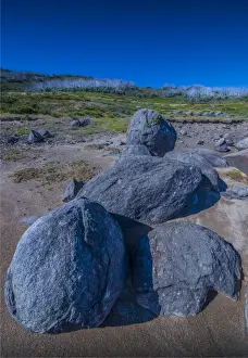 Lake shoreline near Falls creek in the Alpine region of north east Victoria, Australia