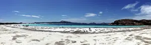 Golden Outback Prints: Landscape view of Lucky Bay in Cape le grand Western Australia
