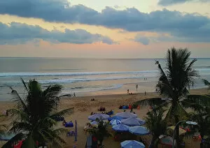 Images Dated 3rd February 2020: Legian Beach Sunset, Indonesia