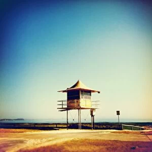 Jodie Griggs Collection: Lifeguard tower at the beach