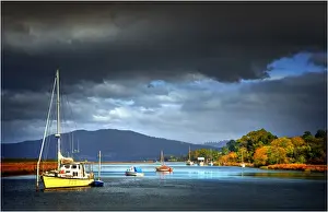 Light on the Huon river, southern Tasmania
