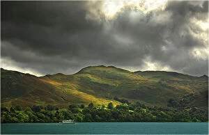 Images Dated 26th September 2011: Light over Ullswater, Lakes District, England, United Kingdom