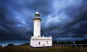 Images Dated 19th July 2014: Lighthouse with dramatic sky