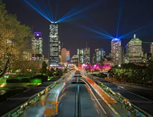 Naphak Modhiran Prints: The lights of Brisbane