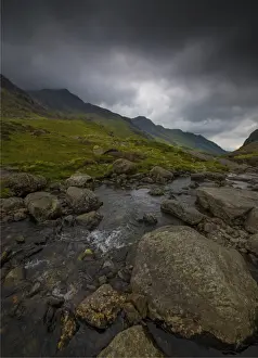 Wales Prints: Llanberis pass, in the Snowdonia National Park, northern Wales, United Kingdom