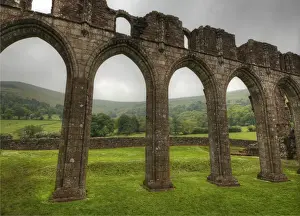 Wales Prints: Llanthony Priory, Southern Wales, United Kingdom