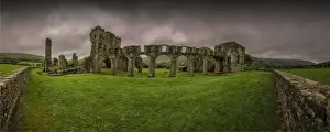 Wales Prints: Llanthony Priory, Southern Wales, United Kingdom