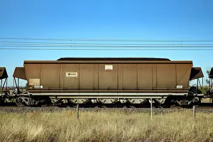 Loaded coal train carriage