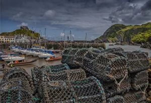 Images Dated 6th June 2015: Lobster pots at Ilfracombe