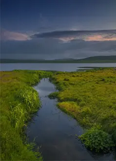 North Sea Prints: Loch Spiggie, Shetland Islands Scotland