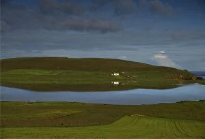 Images Dated 15th July 2015: Loch Spiggie, Shetland Islands Scotland