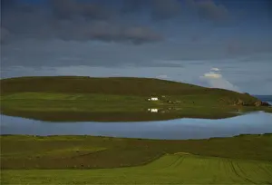 North Sea Prints: Loch Spiggie, Shetland Islands Scotland