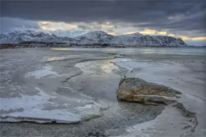 Arctic Circle Prints: Lofoten Peninsular, winter wonderland, Arctic circle, Norway