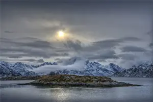 Arctic Circle Prints: Lofoten Peninsular, winter wonderland, Arctic circle, Norway