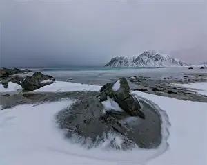 Arctic Circle Prints: Lofoten Peninsular, winter wonderland, Arctic circle, Norway