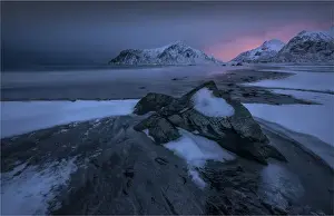 Arctic Circle Prints: Lofoten Peninsular, winter wonderland, Arctic circle, Norway