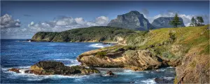 1970 1979 Prints: Lord Howe Island coastal panorama