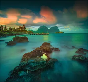 Lord Howe Island, colours with Long exposure, New South Wales, Australia Lord Howe Island, colours with Long exposure, New South Wales, Australia