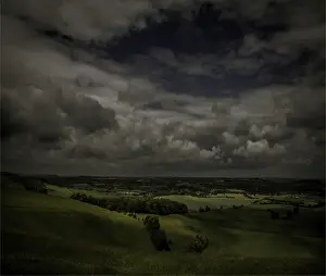 Images Dated 9th June 2017: The lovely rolling hills and magnificent countryside of the Cranborne Chase