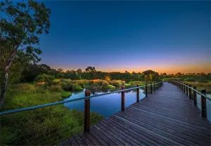 The lovely wetlands at Hidden Grove, Keysborough South, Melbourne, Victoria, Australia