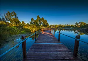 The lovely wetlands at Hidden Grove, Keysborough South, Melbourne, Victoria, Australia