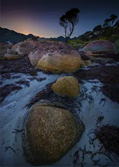 Images Dated 2nd April 2017: Low tide along the shoreline of Fotheringate beach